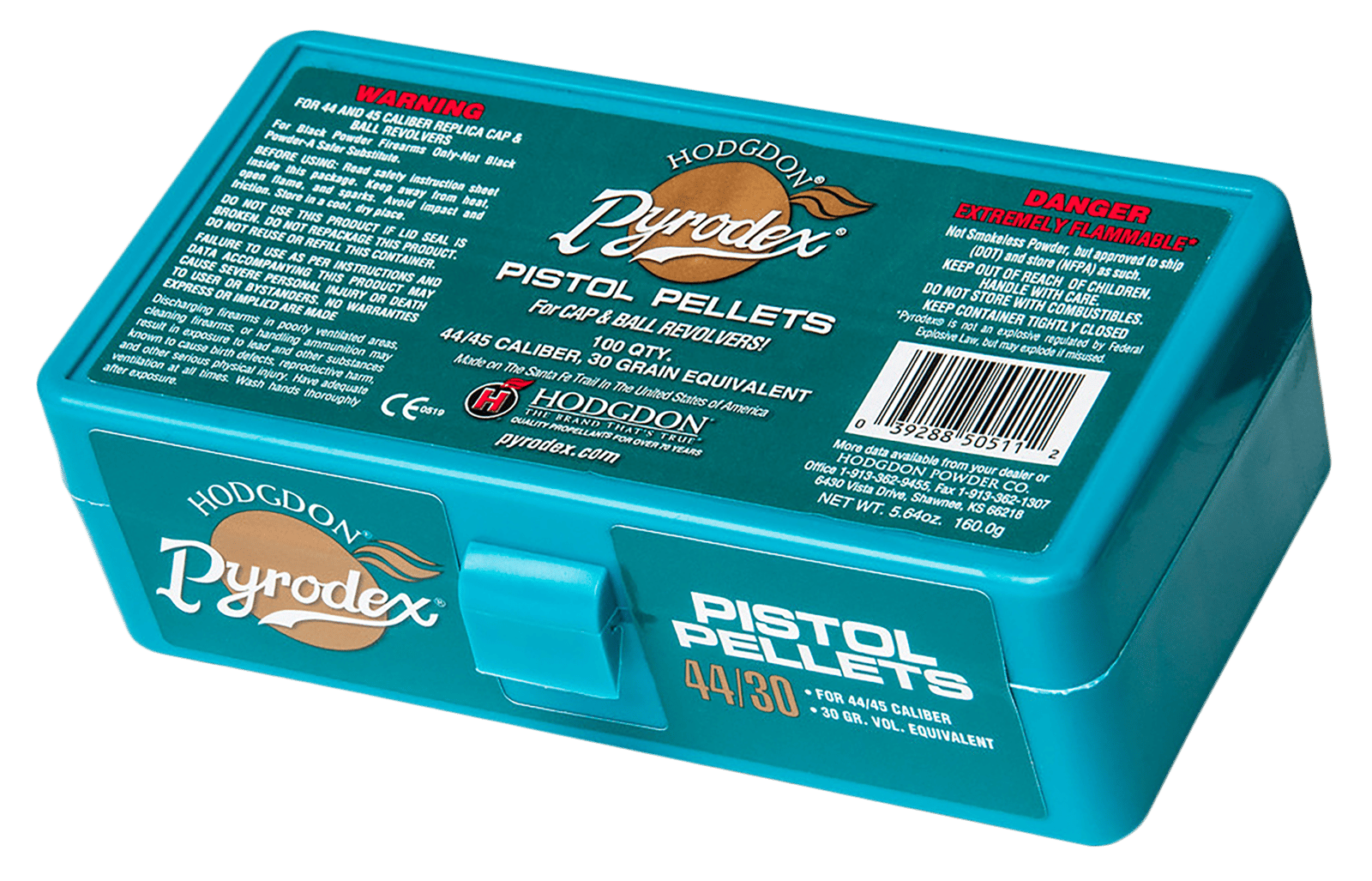 Hodgdon RP4430 Pyrodex Pellets 44/30 Pistol 100 Per Box