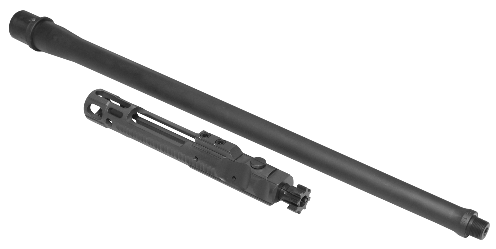 CMMG 57D0476 Replacement Barrel Kit with Bolt Carrier Group, 5.7x28mm 16.10" Threaded, Black, Radial Delayed Blowback, Fits AR-Platform