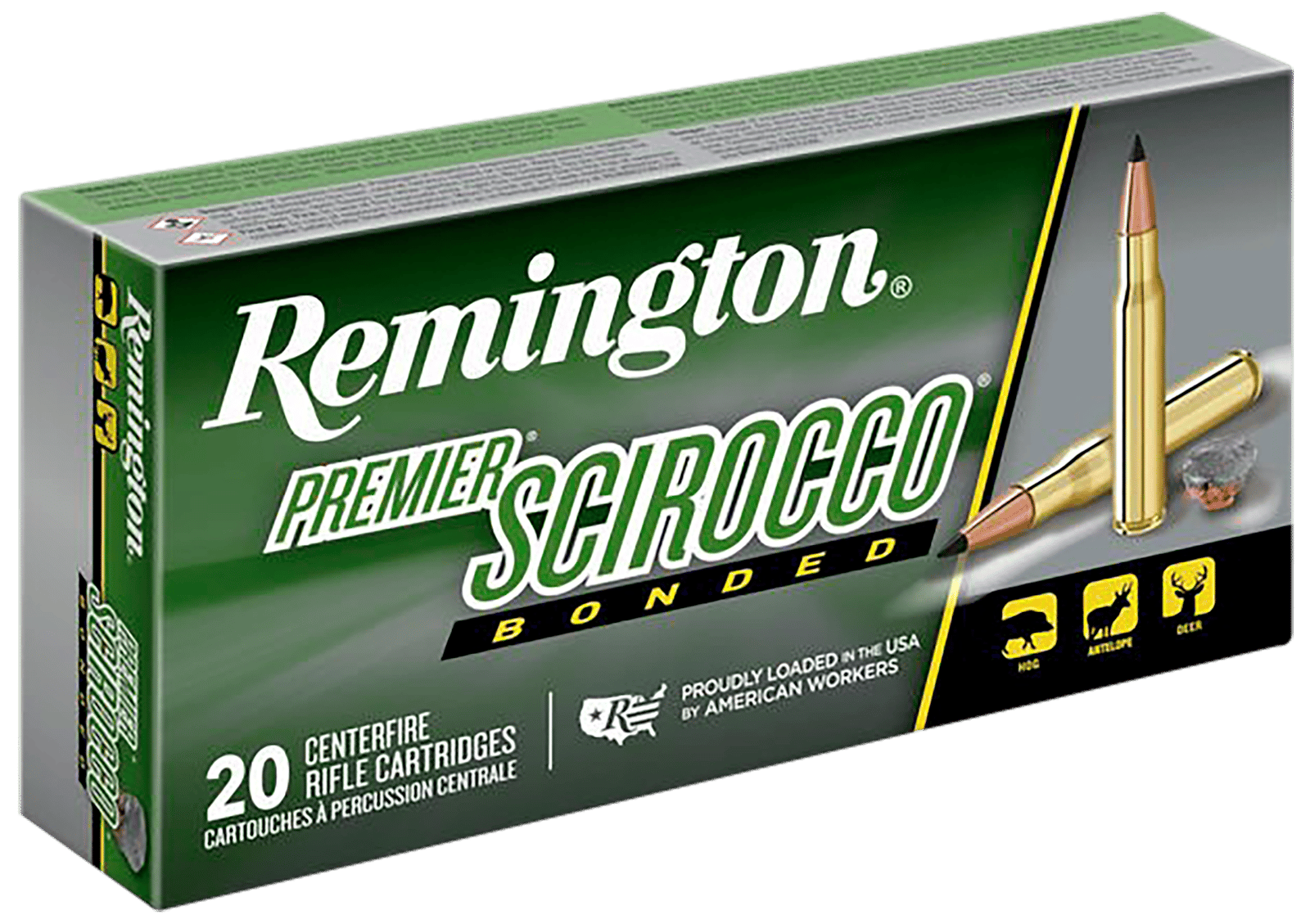 Remington Ammunition 27936 Premier Scirocco Bonded 300RUM 180gr Swift Scirocco Bonded 20 Per Box/10 Case