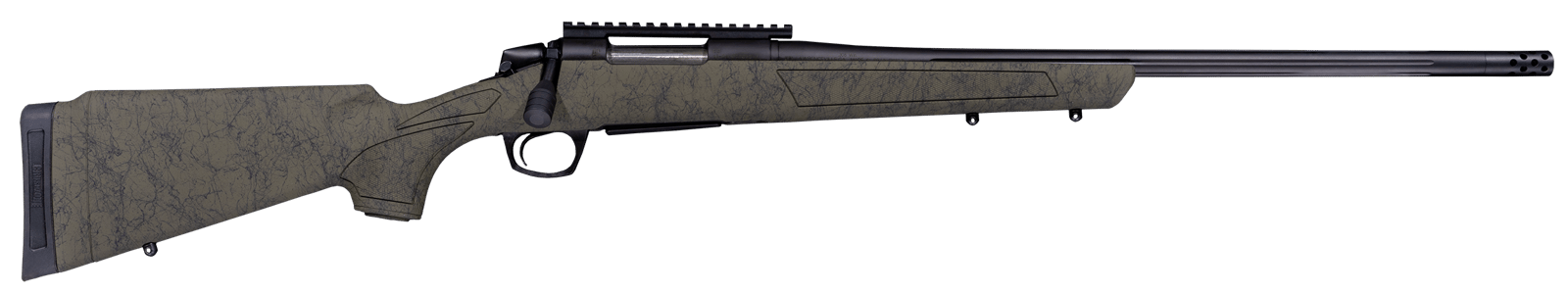 CVA CR3991G Cascade XT Full Size 300 Win Mag 4+1 24" Graphite Black Cerakote Steel Threaded Barrel, OD Green Adj w/Soft Touch Synthetic Stock