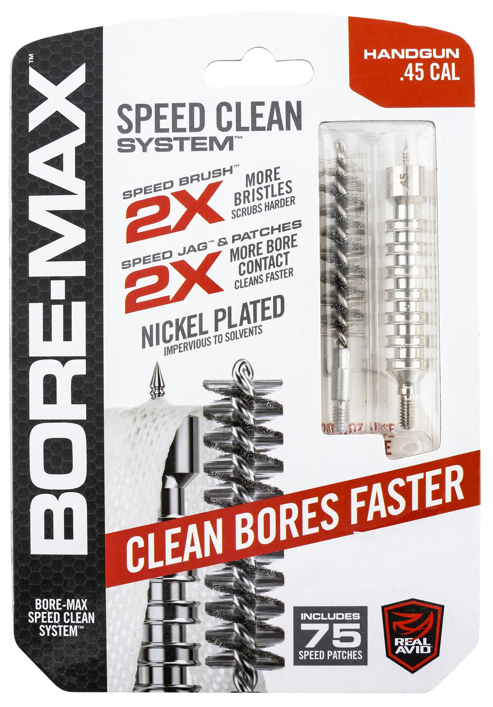 Real Avid AVBMSET45 Bore-Max Speed Clean Upgrade Set 45 Cal Pistol