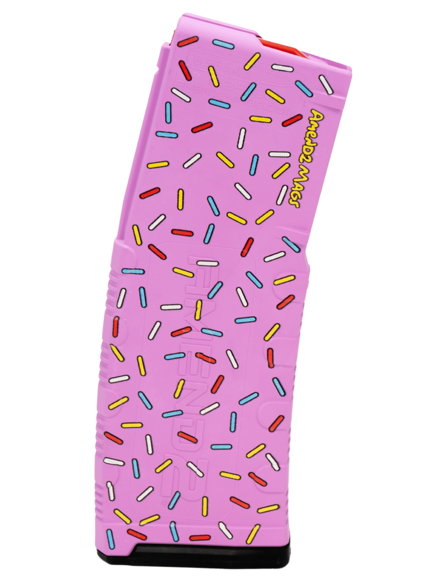 Amend2 556SPRINKLE30 MOD-2 Sprinkle Donut 30rd Fits AR-15 Pink Sprinkles Polymer