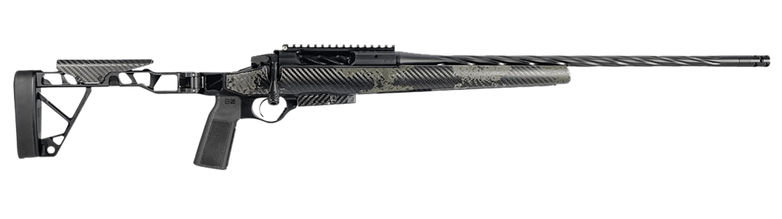 Seekins Precision 11340051F Havak Slam 22 Creedmoor 20" Black Cerakote Threaded Barrel, Black Armorer Anodized Aluminum Receiver w/20 MOA Rail w/Bubble Level, Mountain Shadow Camo Aluminum Seekins Sla