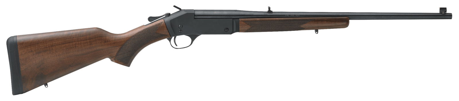 Henry H015308 Single Shot  308 Win Caliber with 1rd Capacity, 22" Barrel, Overall Blued Metal Finish & American Walnut Stock, Right Hand (Full Size)