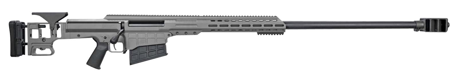 Barrett 19614 MRAD ELR 416 Barret 10+1 36" Fluted Barrel, Tungsten Gray, M-Lok Rail, Folding Adj. Stock, Magpul Grip, Adj. Match Grade Trigger, Muzzle Brake