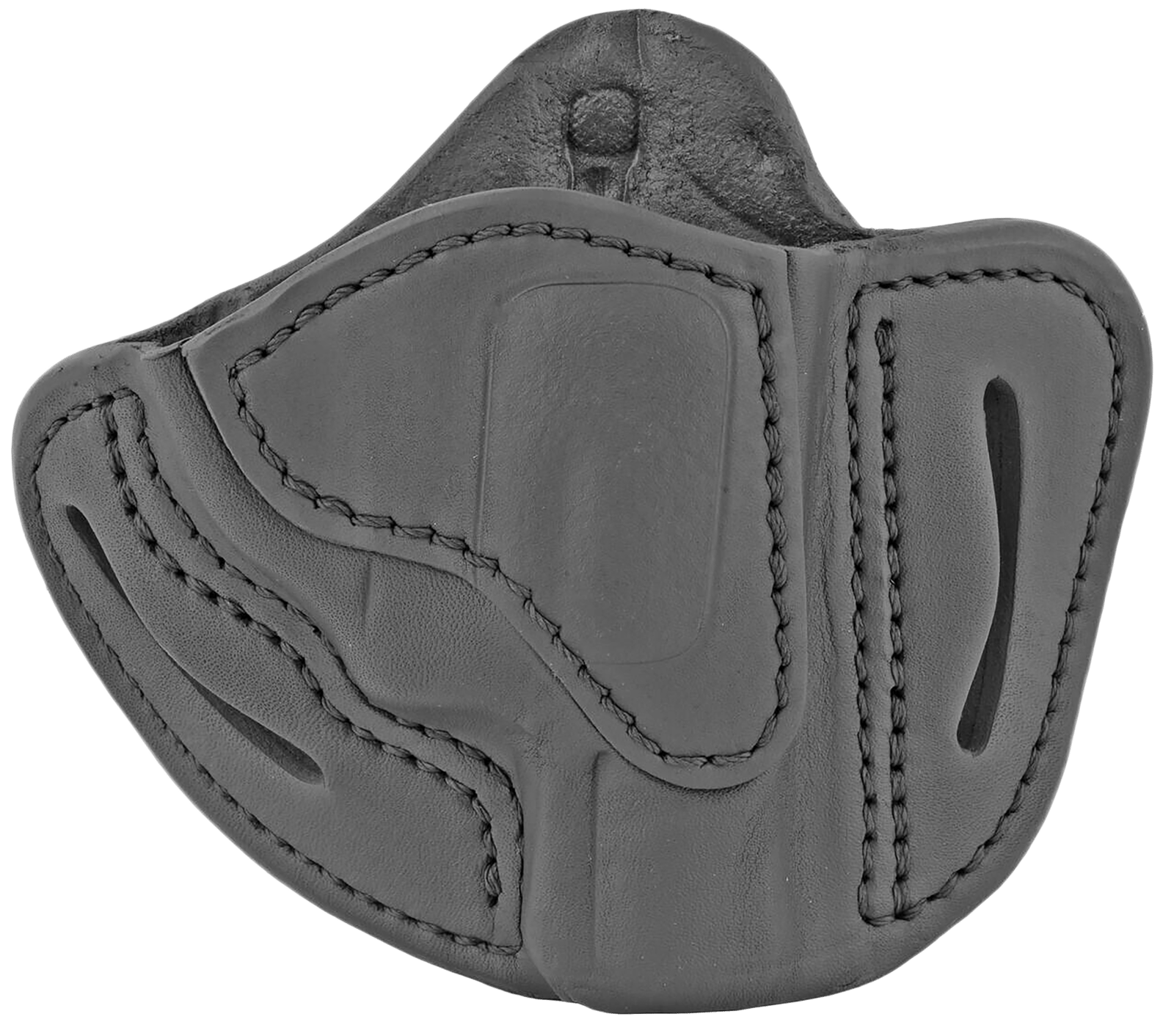 1791 Gunleather RVH1SBLR RVH1 OWB Size 01 Stealth Black Leather Belt Slide Fits S&W J Frame/Ruger LCR/S&W 38 Belt Up to 1.75" Wide Right Hand
