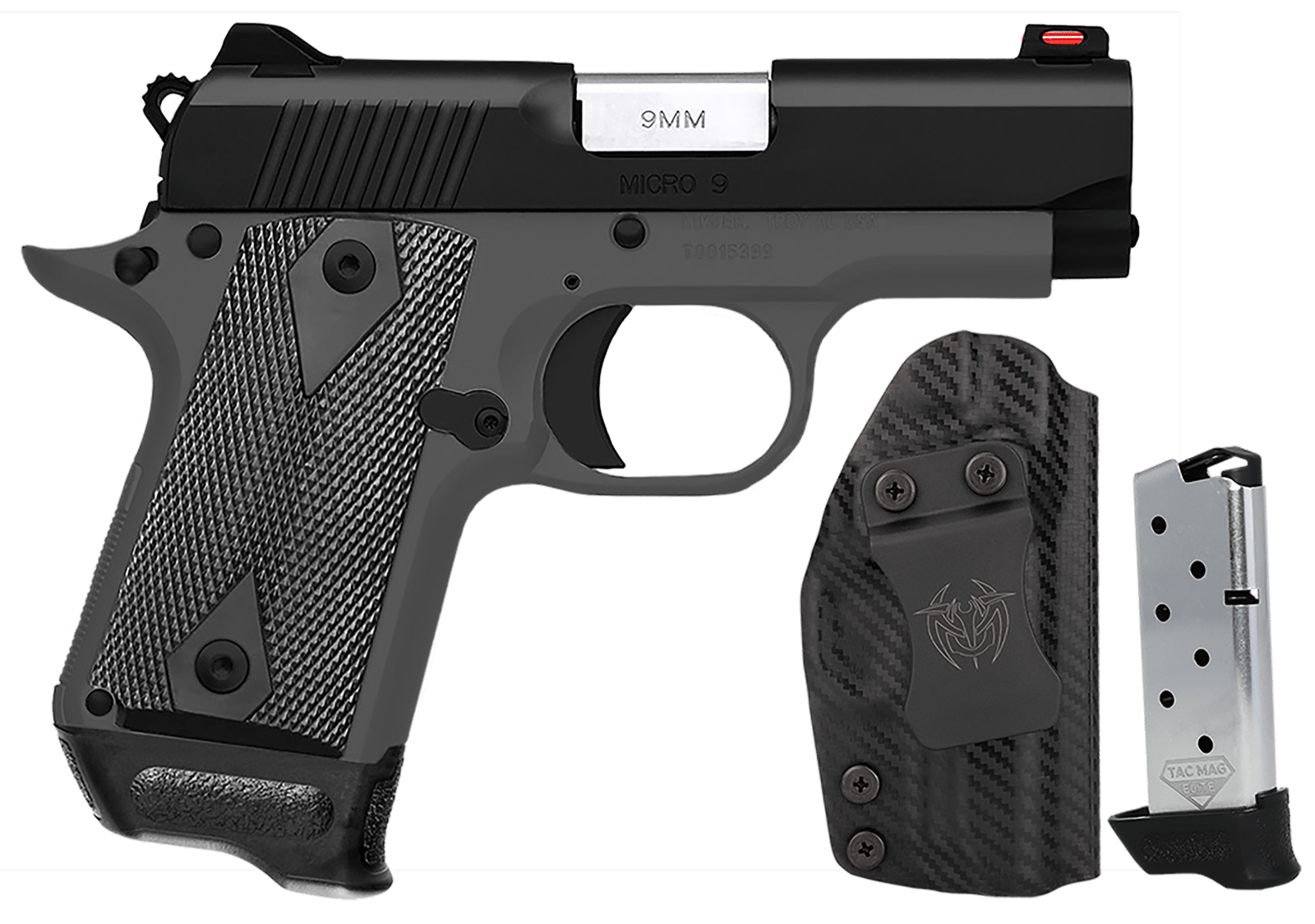 KIMBER 3300257 MICRO 9 SHADOW GHOST 9MM 3.15" RTC
