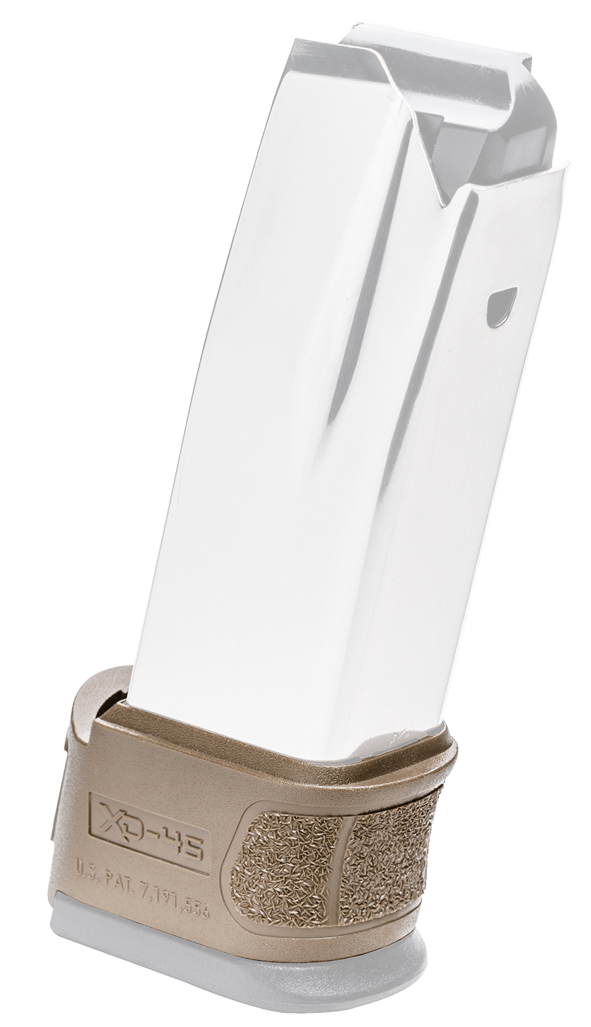 Springfield Armory XDG5007FDE Mag Sleeve made of Polymer with Flat Dark Earth Finish & 1 Piece Design for 45 ACP Springfield XD Mod.2 Magazines