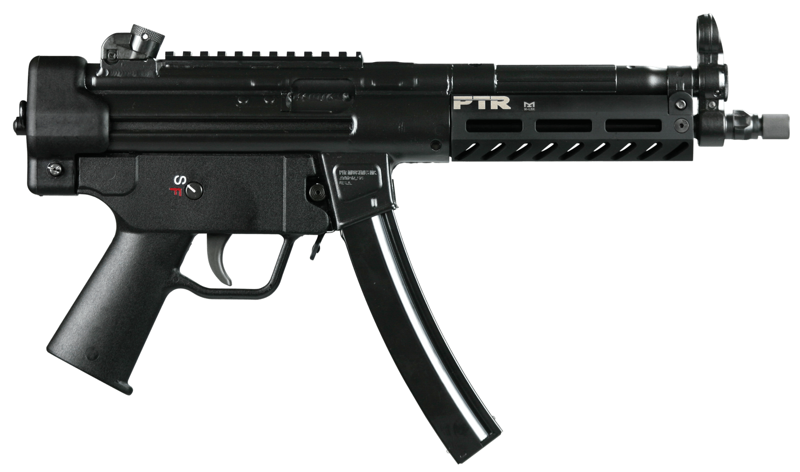 PTR 601 9CT Pistol 9mm Luger 8.86" 30+1 Black Threaded 1/2 x 28 Top Rail