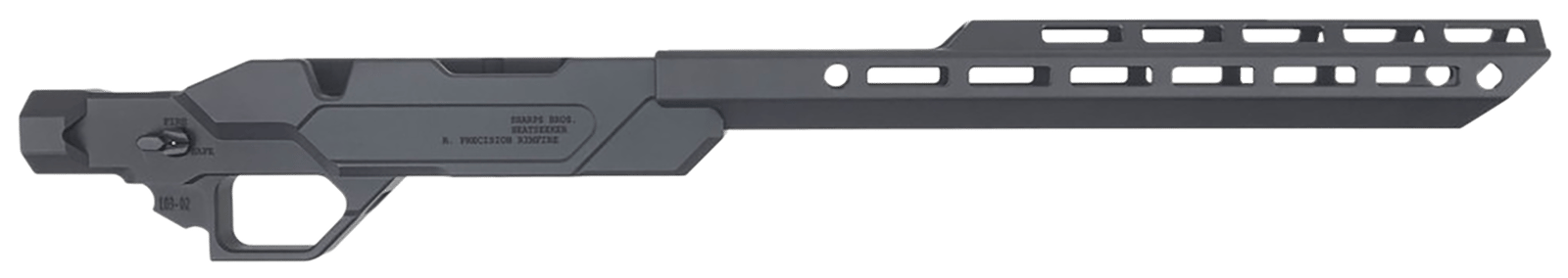 Sharps Bros SBC08 Heatseeker Matte Black Cerakote Fits Ruger Precision Rimfire Bolt Action