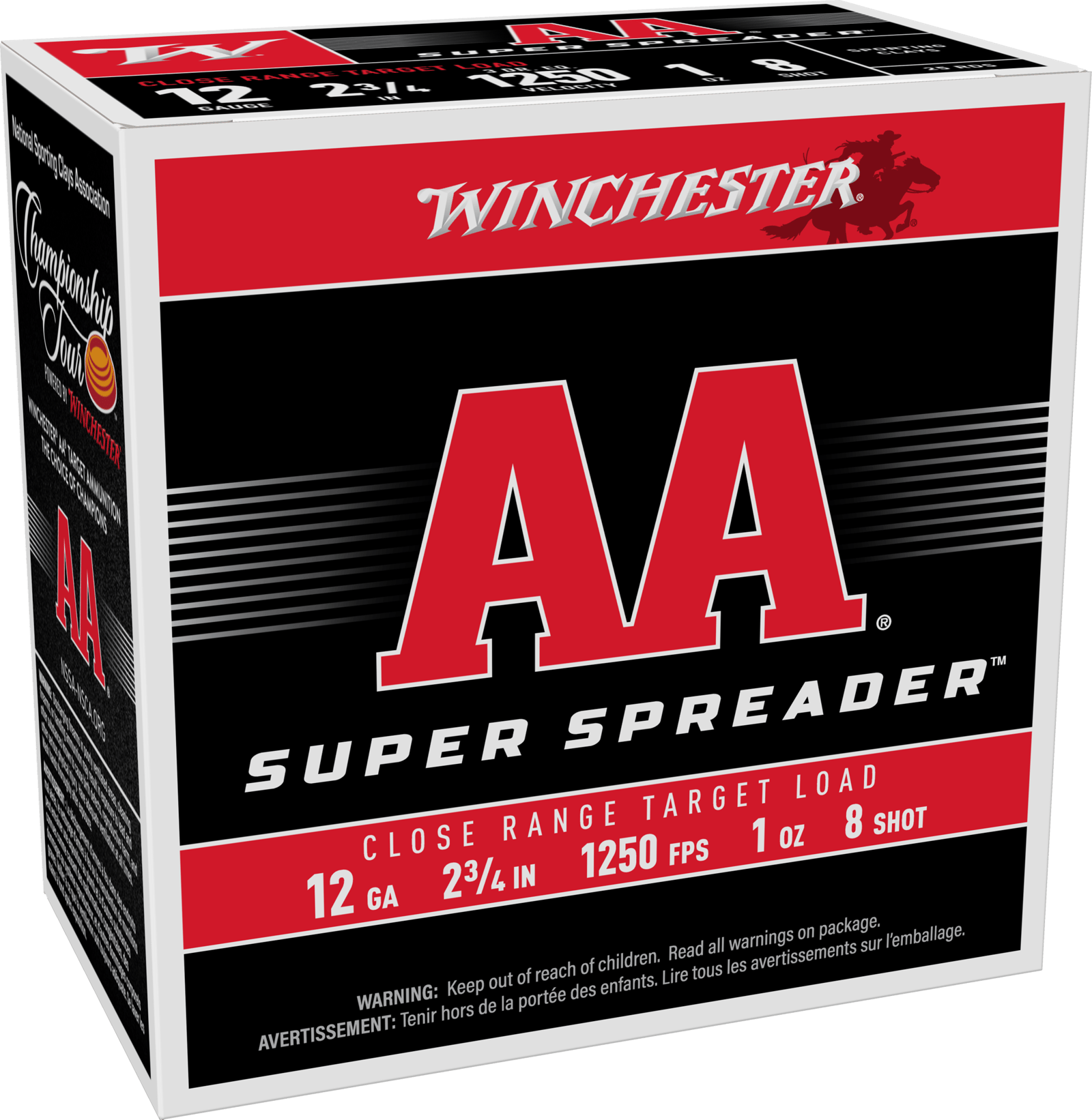 WIN AASL128 12G 2-3/4" #8 AA SPREADER 1 25/10