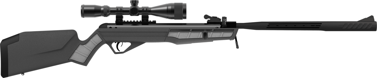 Crosman CMU7SXS Mag-Fire Ultra Nitrogen Piston 177 12rd Shot Black Black Fixed All Weather Stock Scope 3-9x40mm AO