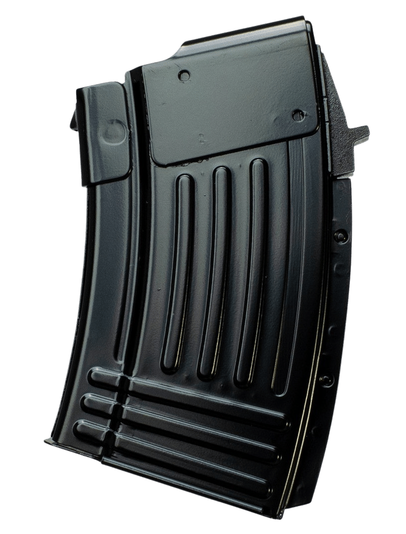 Global Ordnance LLC 810091157381 10rd Fully Ribbed 7.62x39mm Fits AK-47 Black Steel