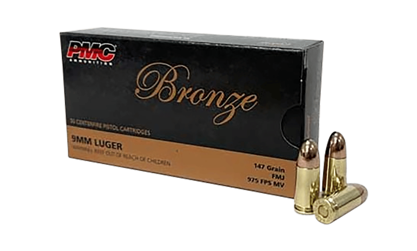 PMC 9H9mm Luger 147gr Full Metal Jacket 50 Per Box/20 Case