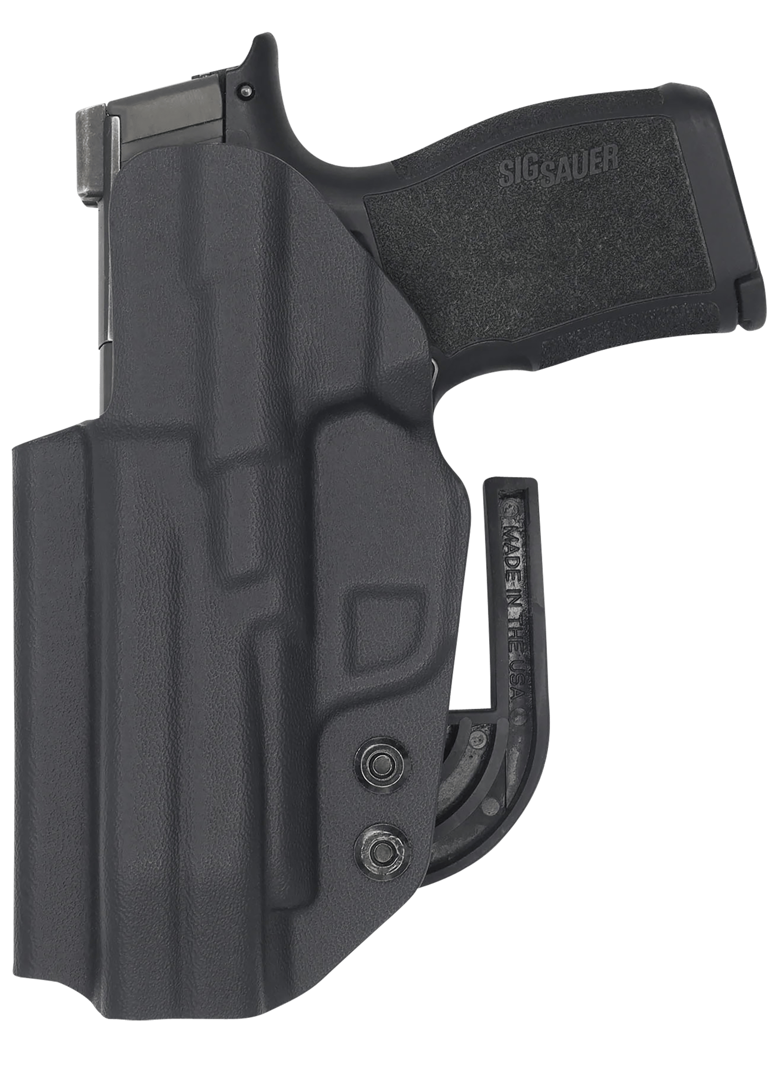 C&G Holsters 0252100 Covert IWB Black Kydex Belt Clip Fits Sig P365XL Right Hand