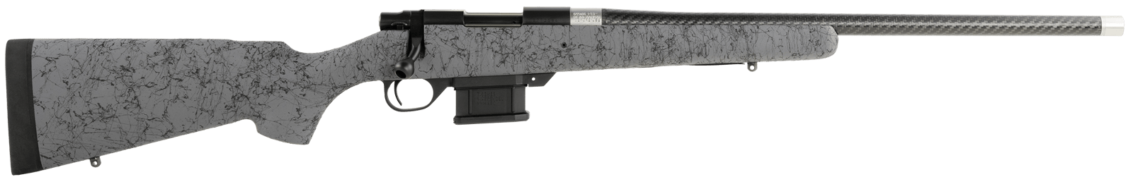 Howa HHSCF6ARCGRYBLK M1500 Mini Action Full Size 6 ARC 5+1 20" Black Threaded Barrel, Matte Blue Steel Receiver Drilled & Tapped, HS Precision Gray Synthetic Stock