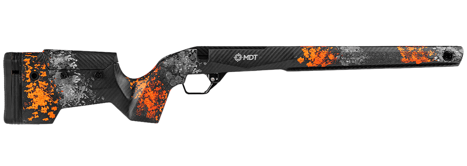 Mdt Sporting Goods Inc 114481HOG Orange/Gray Foam Filled Carbon Fiber Fits Remington 700