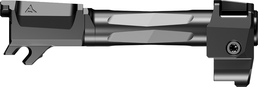 Radian Weapons R0873 Ramjet & Afterburner Combo Compatible w/Glock 19 Gen3, Match Grade Gray PVD Stainless Steel