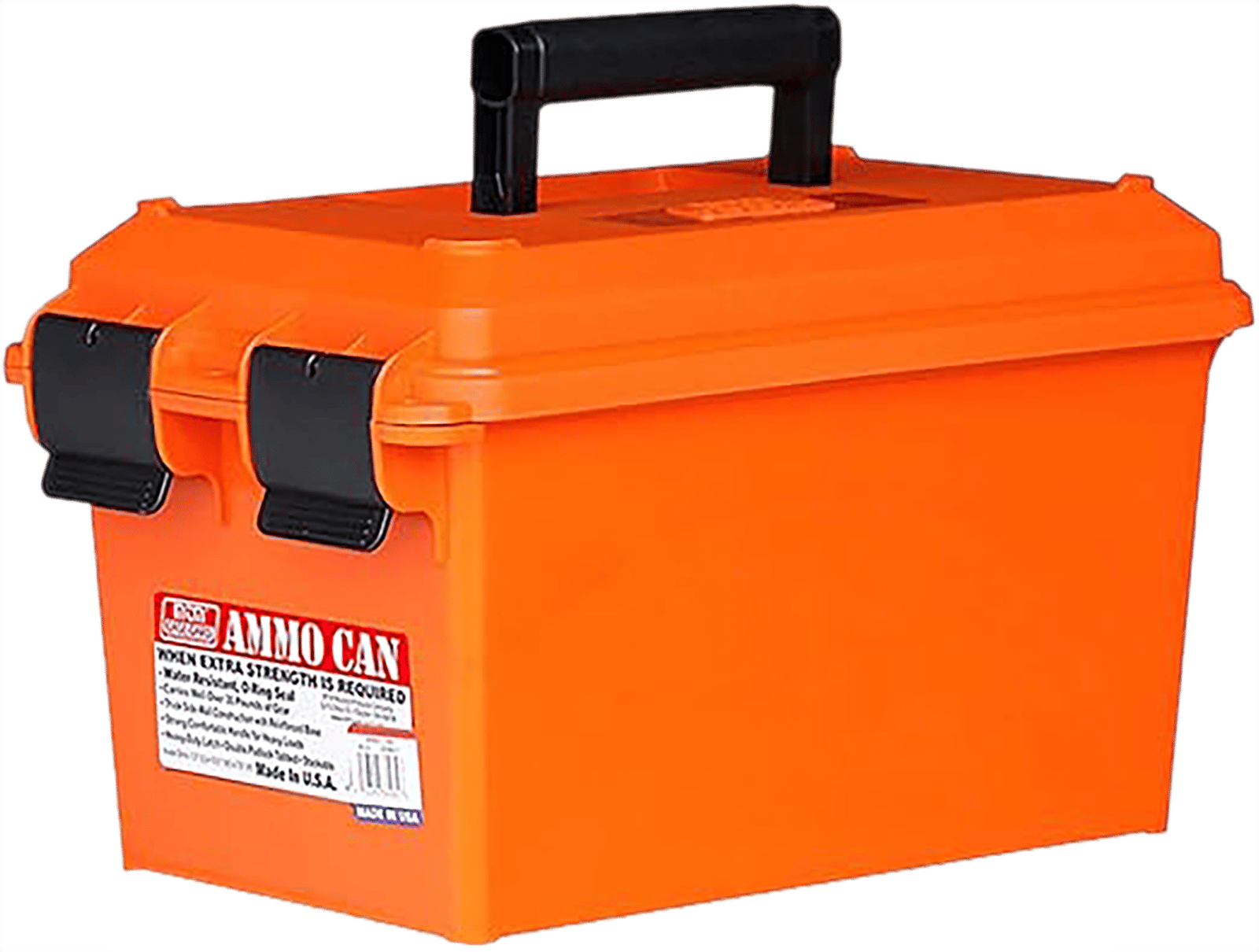 MTM Case-Gard AC35 Ammo Can Orange Polypropylene