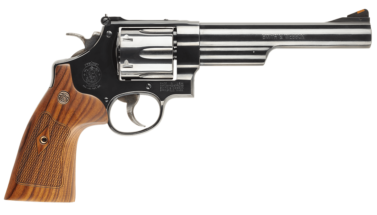 Smith & Wesson 150145 Model 29 Classic N-Frame Frame 44 S&W Spl/44 Rem Mag 6 Shot 6.50" Blued Carbon Steel Barrel, Cylinder & Frame, Wood Grip, Exposed Hammer