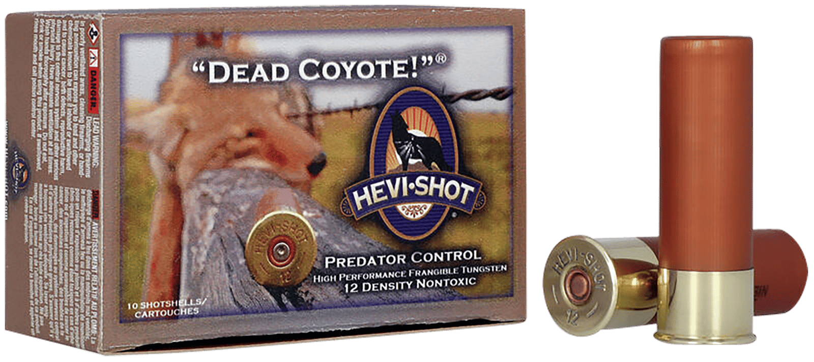 HEVI-Shot HS43030 Dead Coyote 12Gauge 3" 1 1/2oz TungstenT Shot 10 Per Box/10 Case
