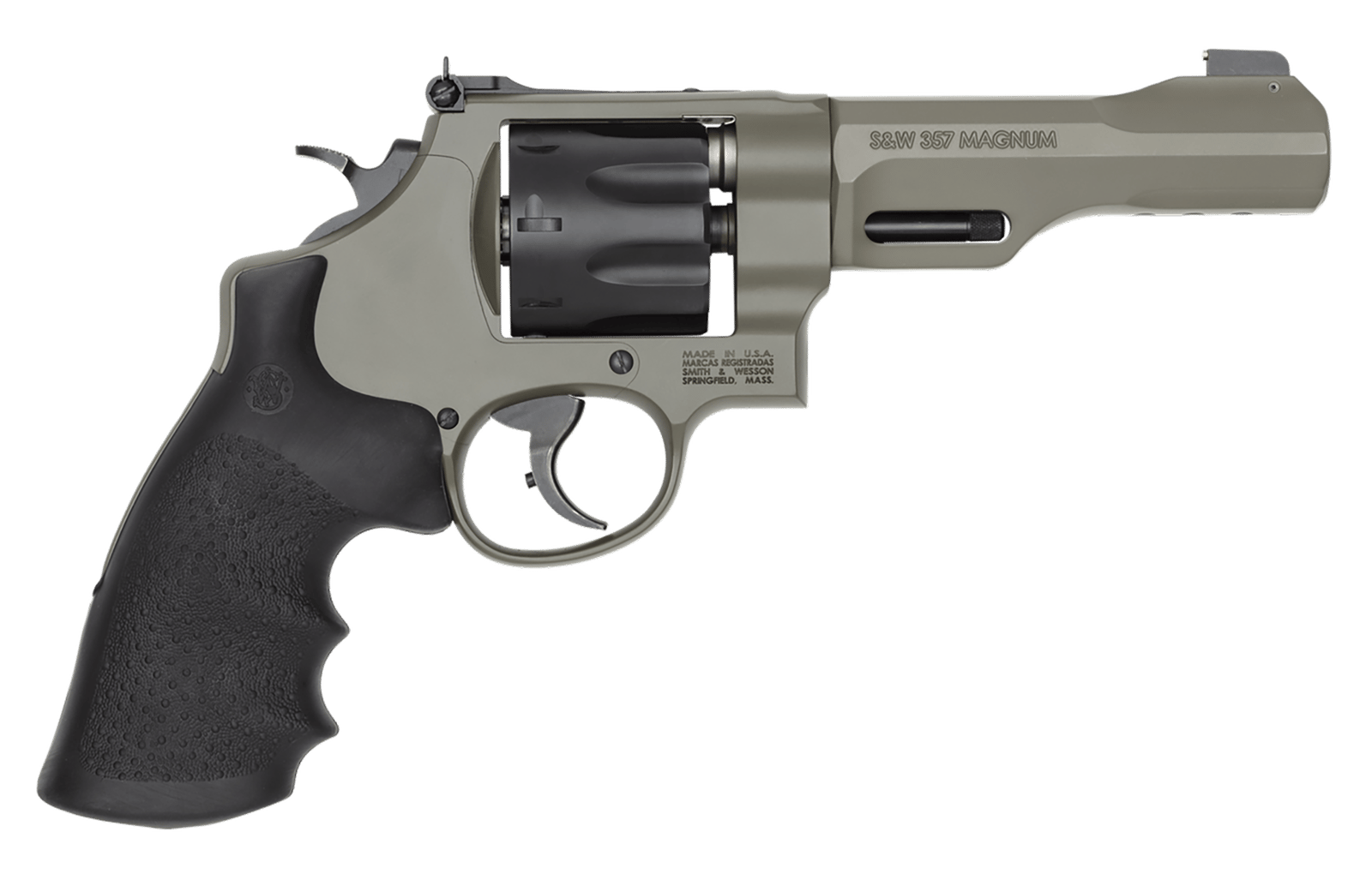S&W M327 14449 357 5 8R MOSS/BLK