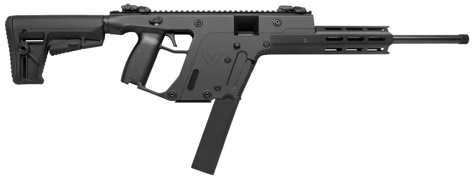 Kriss USA KV22CBL03 Vector CRB Gen2 Full Size 22 LR 30+1 16" Black Nitride Threaded Barrel, Black Picatinny Rail Aluminum Receiver, M-LOK Handguard, Black 6 Position Synthetic Stock, Black Polymer Gri