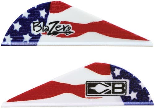 BOHNING BLAZER VANES TRUE COLOR 2" AMERICAN FLAG 36PK