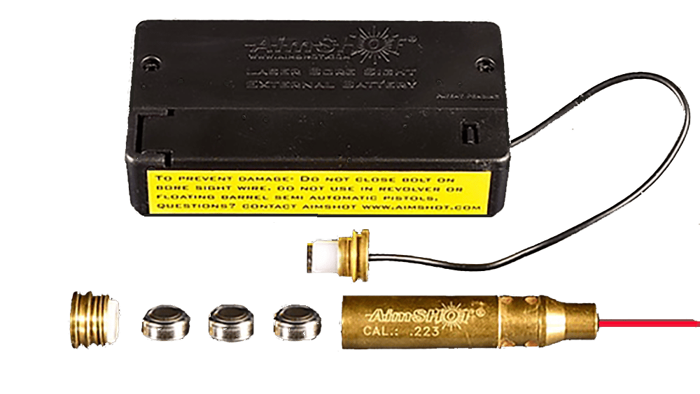 AimShot MBS22320X Modular Bore Sight 223 Rem Brass Includes Batteries