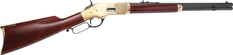 CIMARRON 1866 YELLOWBOY 44SP 24" OCTAGON BRASS/BLUED WALNUT