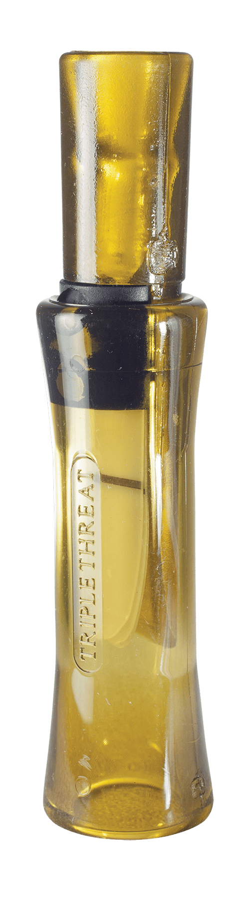 Duck Commander DC2011 Triple Threat Open Call Triple Reed Mallard Hen Sounds Attracts Ducks Yellow Polycarbonate