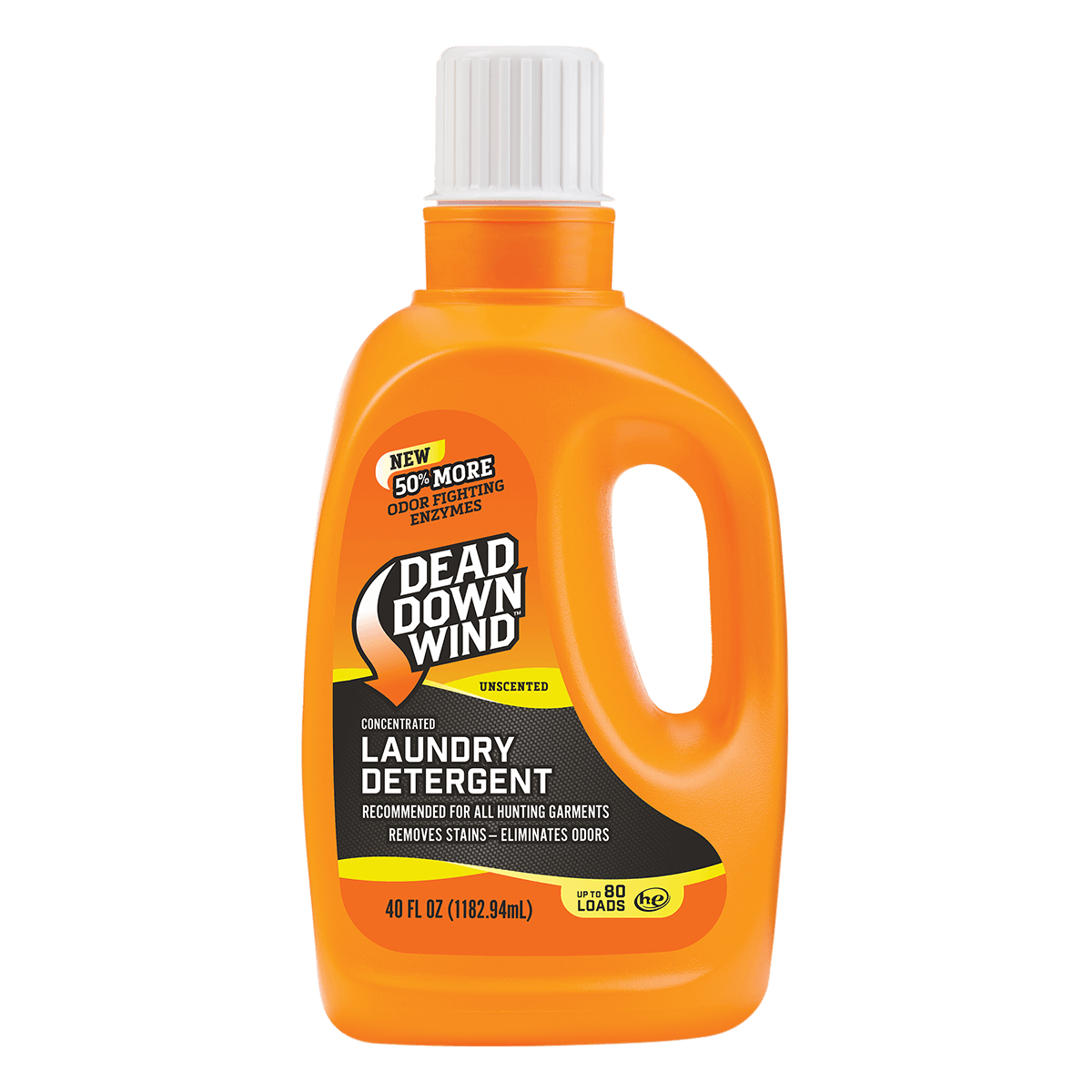 Dead Down Wind 112018 Laundry Detergent Odor Eliminator Unscented Scent 20 oz Jug