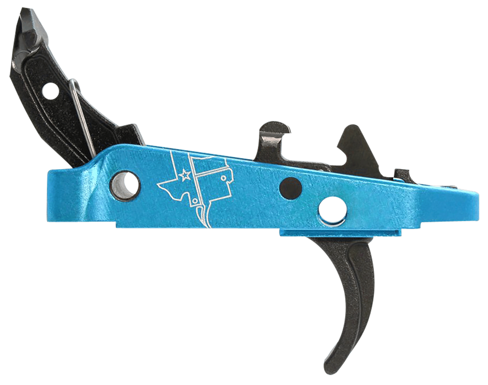 CMC Triggers 47501 Drop-In Trigger Group 2.0 Single-Stage Curve with 3.50 lbs Draw Weight Black w/ Blue Housing