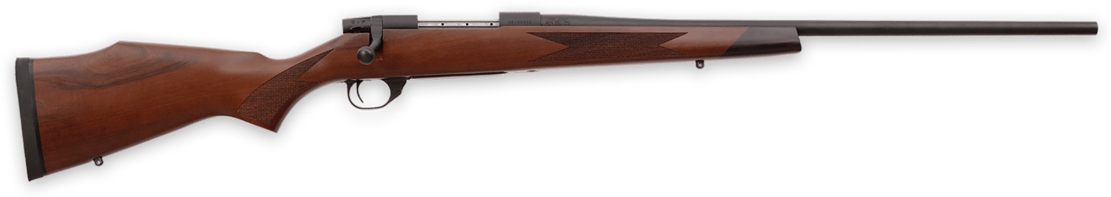 Weatherby VDT300WR4T Vanguard Sporter Full Size 300 Wthby Mag 3+1 24" Bead Blasted Blued #2 Threaded Barrel, Matte Blued Drilled & Tapped Steel Receiver, Grade A Turkish Walnut Monte Carlo Stock