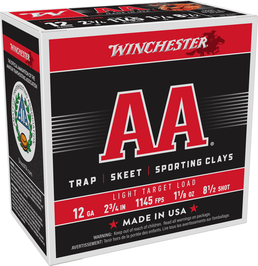 Winchester Ammo AA1285 AA Light Target 12Gauge 2.75" 1 1/8oz 8.5Shot 25 Per Box/10 Case