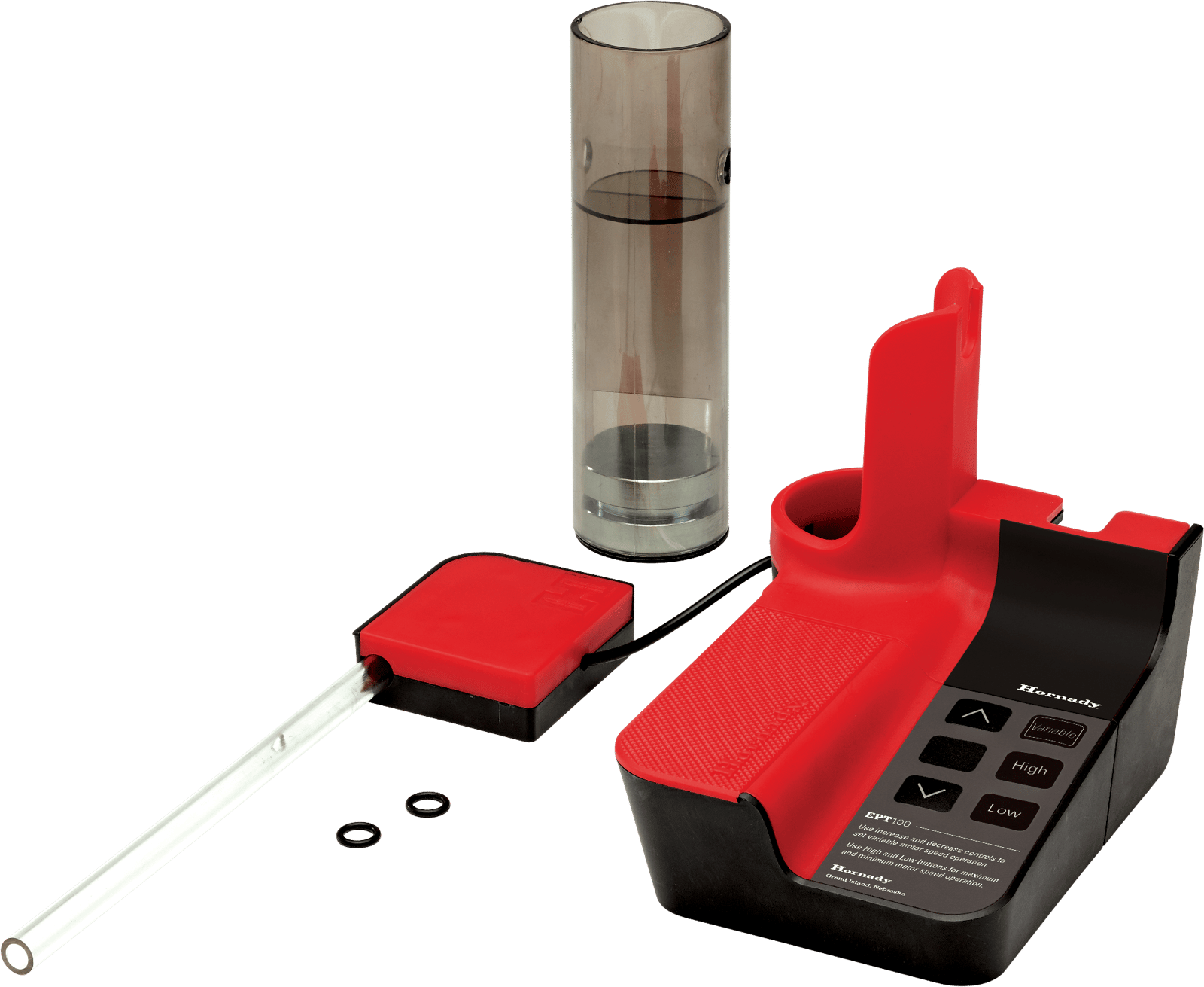 Hornady 050102 Vibratory Powder Trickler Black Red Multi Caliber