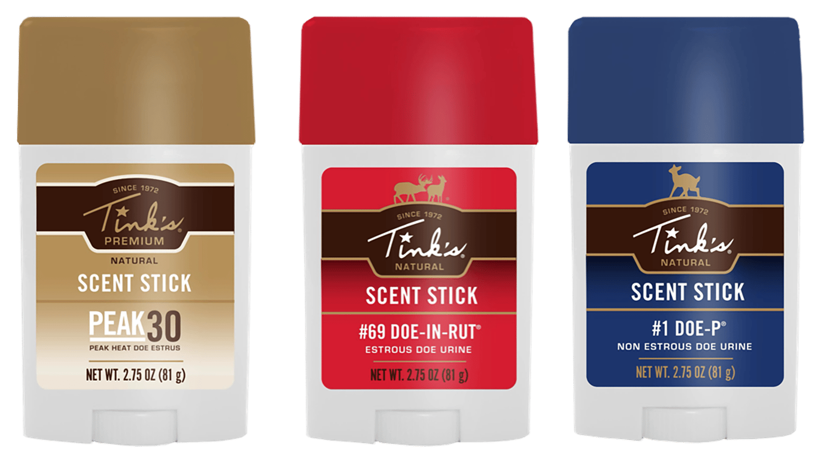 Tinks W6233 Tinks Deer 2.75 oz Stick 3 Pack