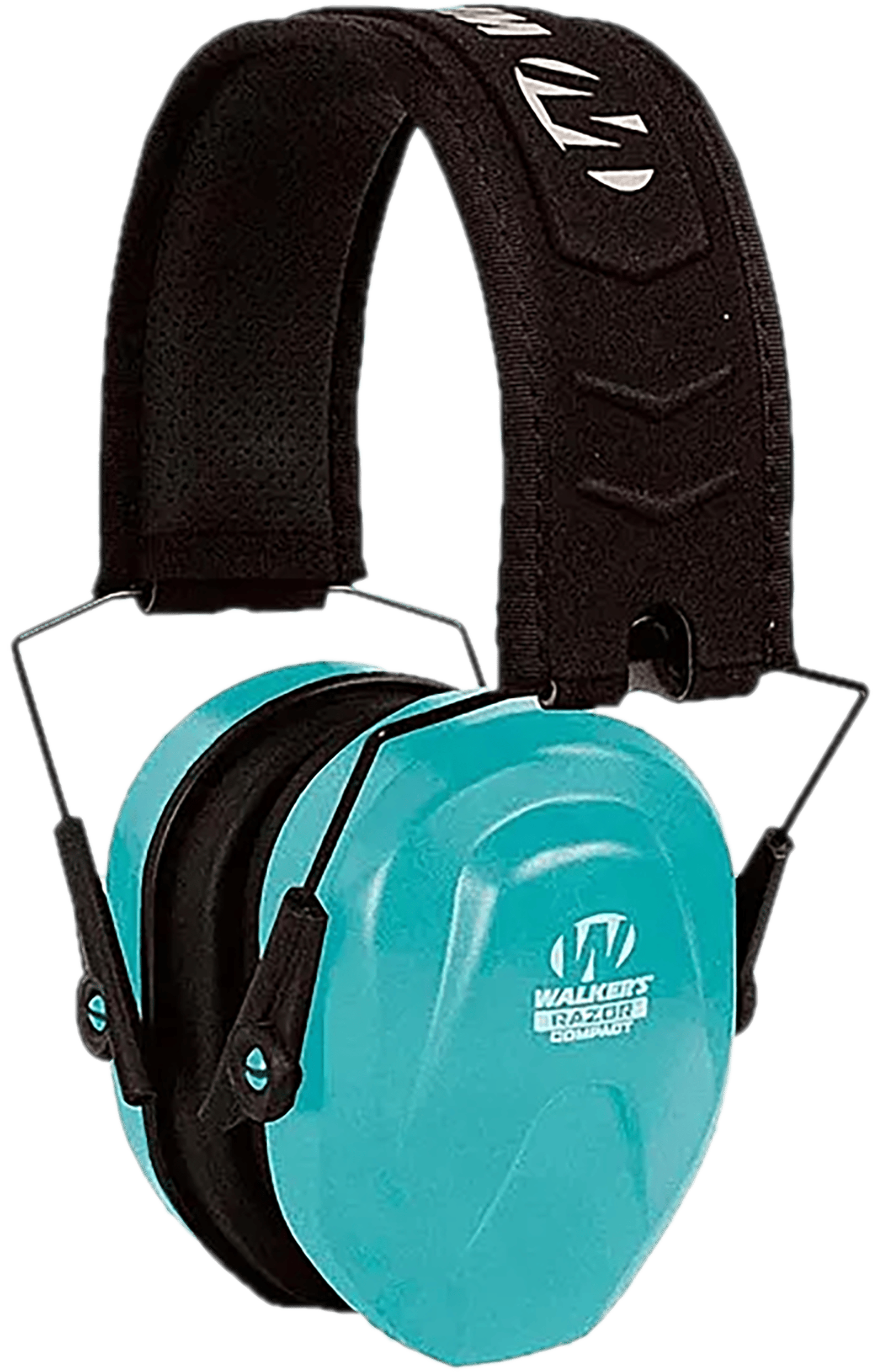 Walker's GWPCRSEMTL Razor Compact Electronic Muff 23 dB Over the Head Teal