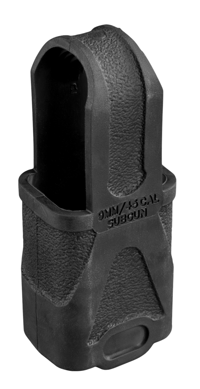 Magpul MAG003-BLK Original Magpul Made of Rubber w/ Black Finish for 9mm Subgun Mags/ 3 Per Pack