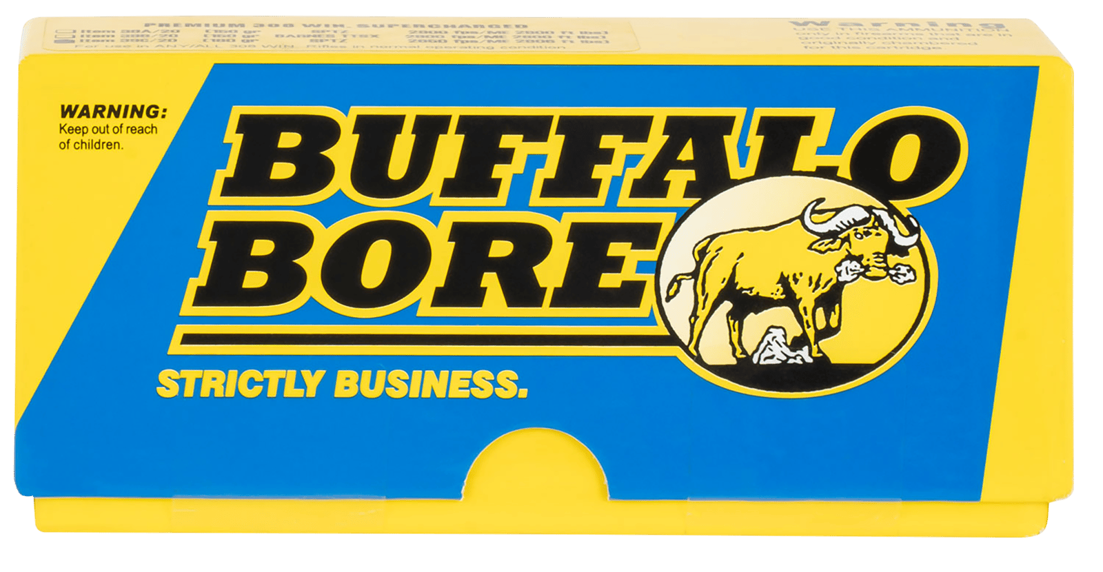 Buffalo Bore Ammunition 39C20 Premium Strictly Business 308Win 180gr Spitzer Supercharged 20 Per Box/12 Case