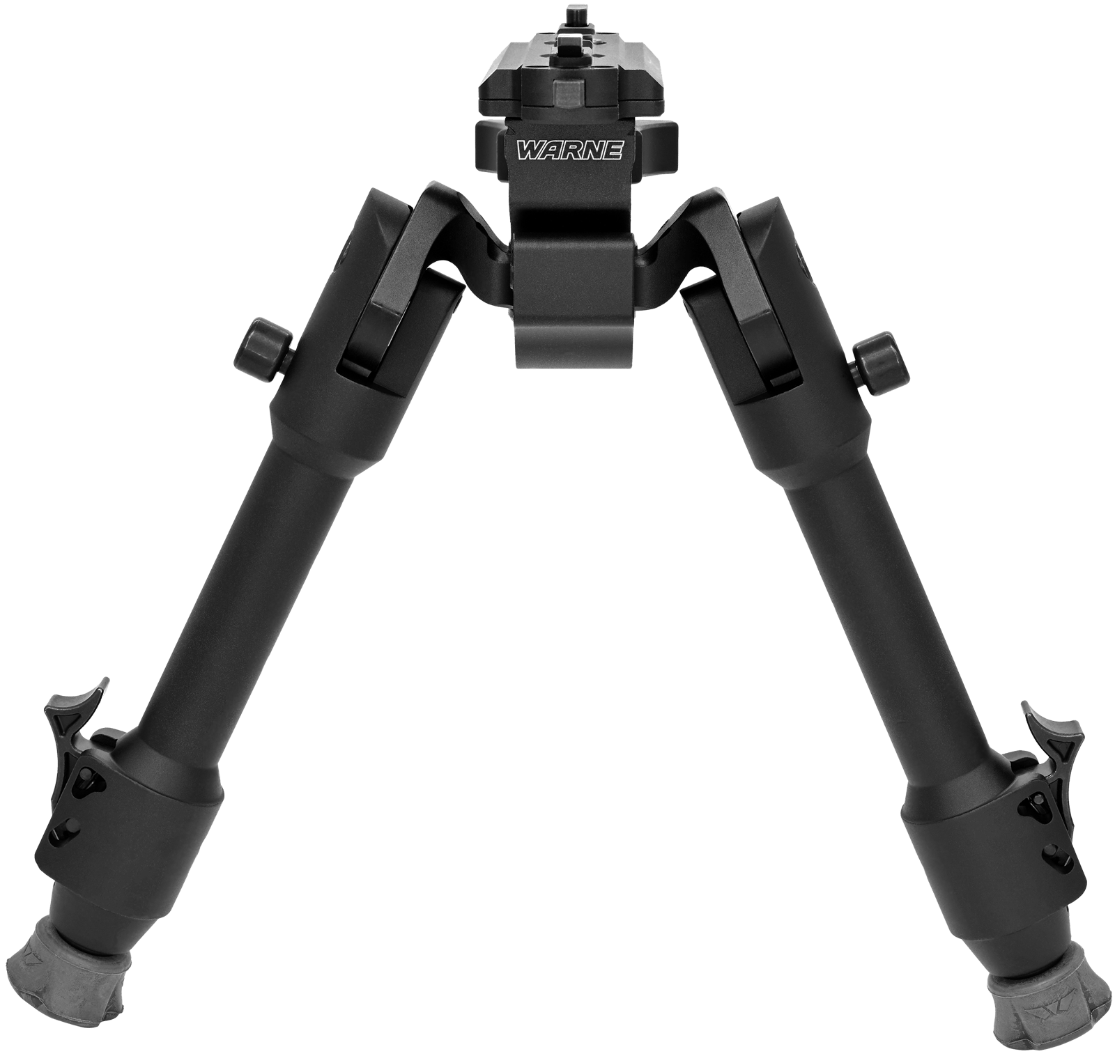 Warne 7904M Skyline Precision Bipod Folding Black Aluminum/Steel