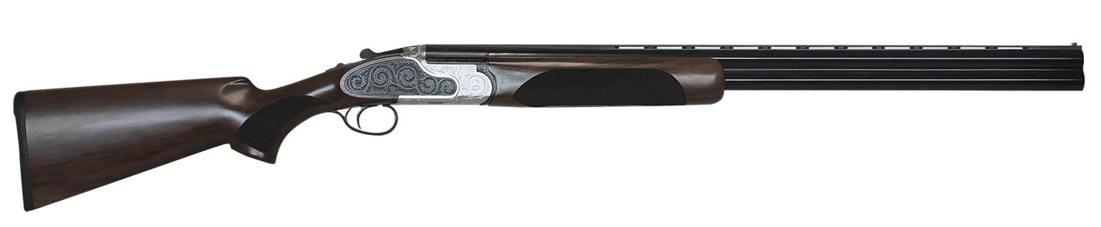 CZ-USA 06455 WingShooter Elite 12 Gauge 3" 2rd 28" Gloss Black Chrome Barrel, Engraved Satin-Gloss Chrome Metal Finish, Turkish Walnut Stock Includes 5 Chokes