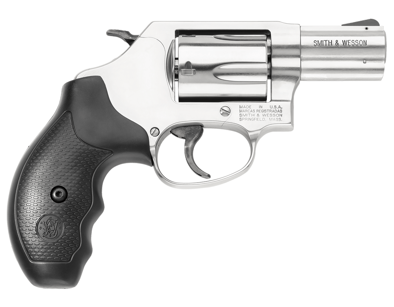 Smith & Wesson 162420 Model 60 357 Mag or 38 S&W Spl +P 5 Shot 2.12" Stainless Steel Barrel/Cylinder, Satin Finish Stainless Steel J-Frame, Exposed Hammer