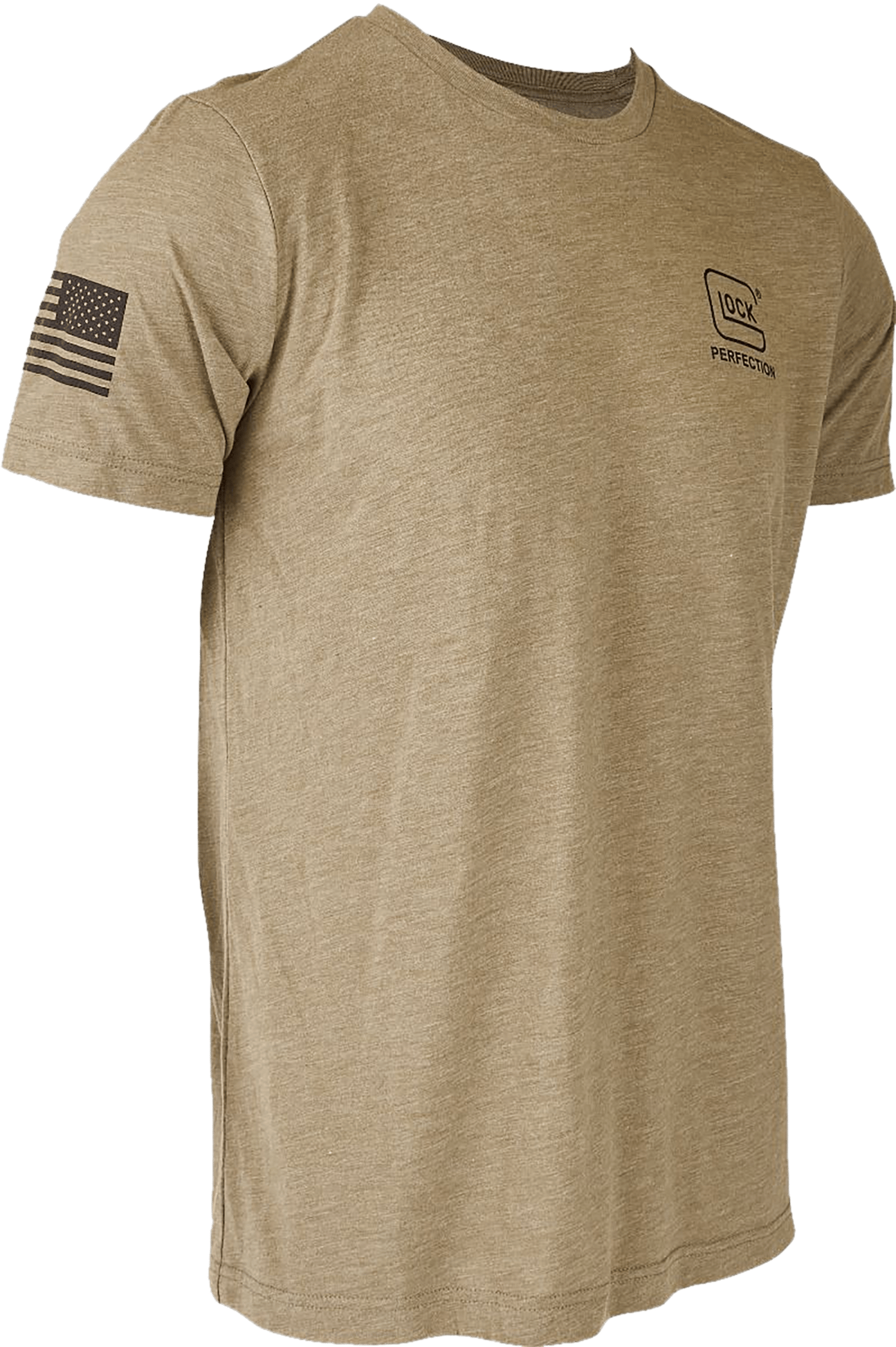 Glock AP96313 2nd Amendment Tee Olive Cotton/Polyester Short Sleeve Medium