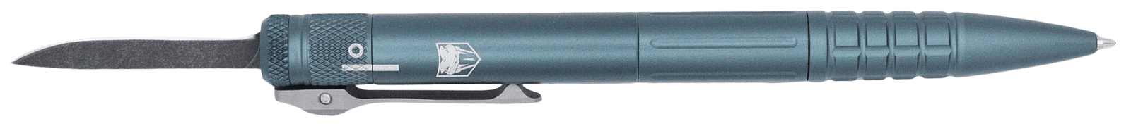 CobraTec Knives CNCOTFPGRYGEN2 Tactical Pen Gen II Gray Aluminum D2 Steel Blade, Includes Pocket Clip