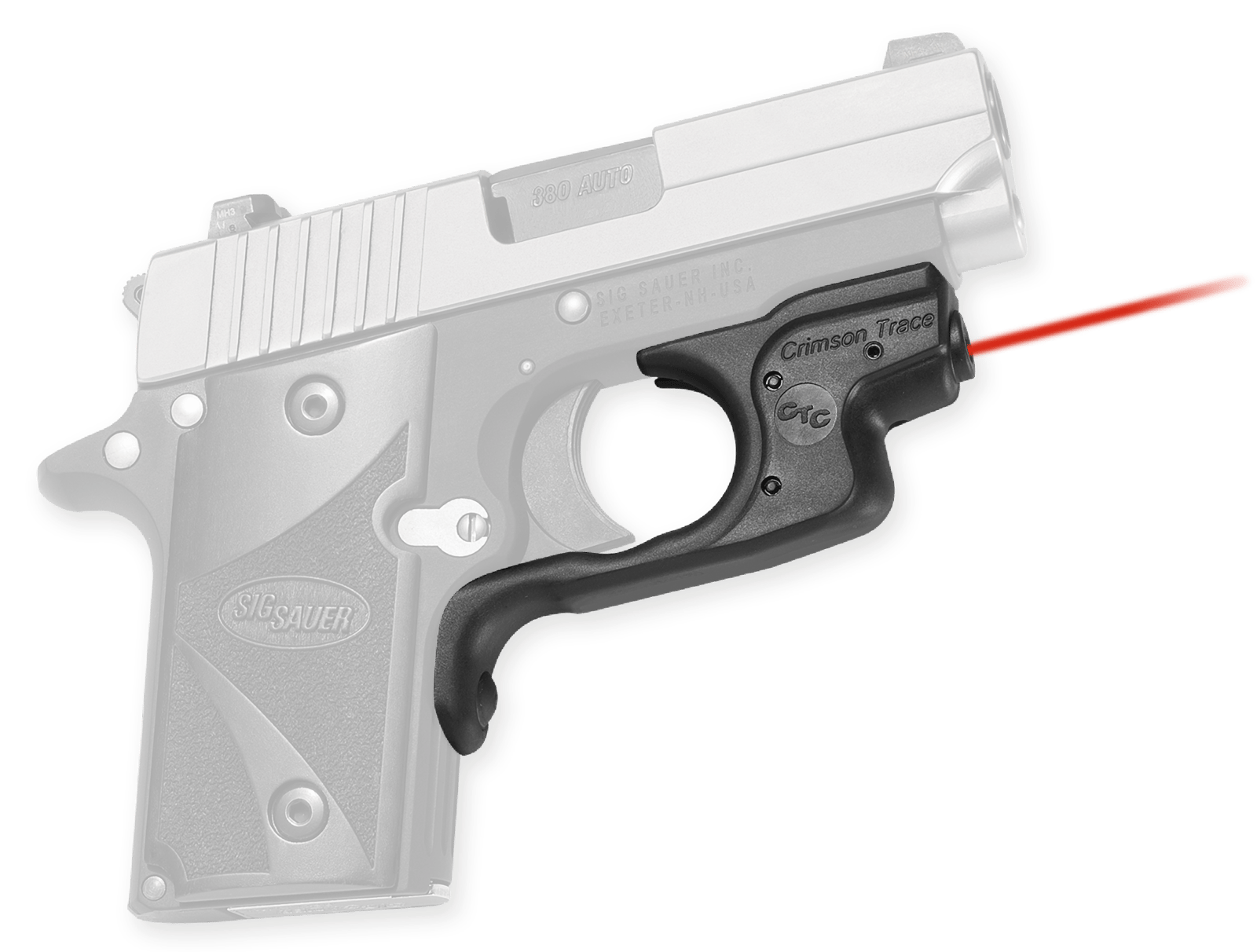 Crimson Trace 0170701 Laserguard Sig P238/P938, Red Laser Black Polymer