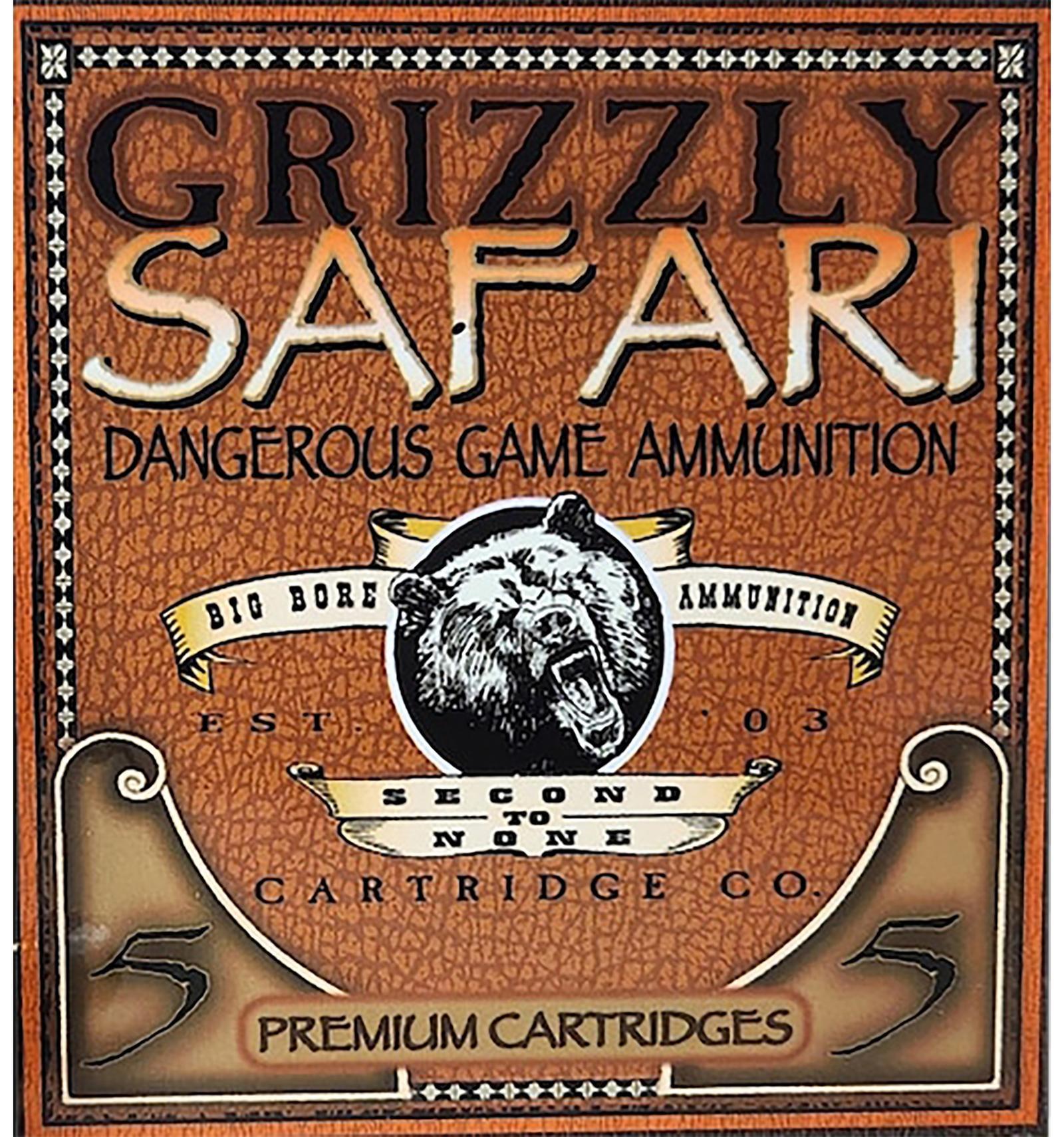 Grizzly Ammo GC5/416NE2 500-416NitroExpress 400gr Solid Brass 5 Per Box/10 Case