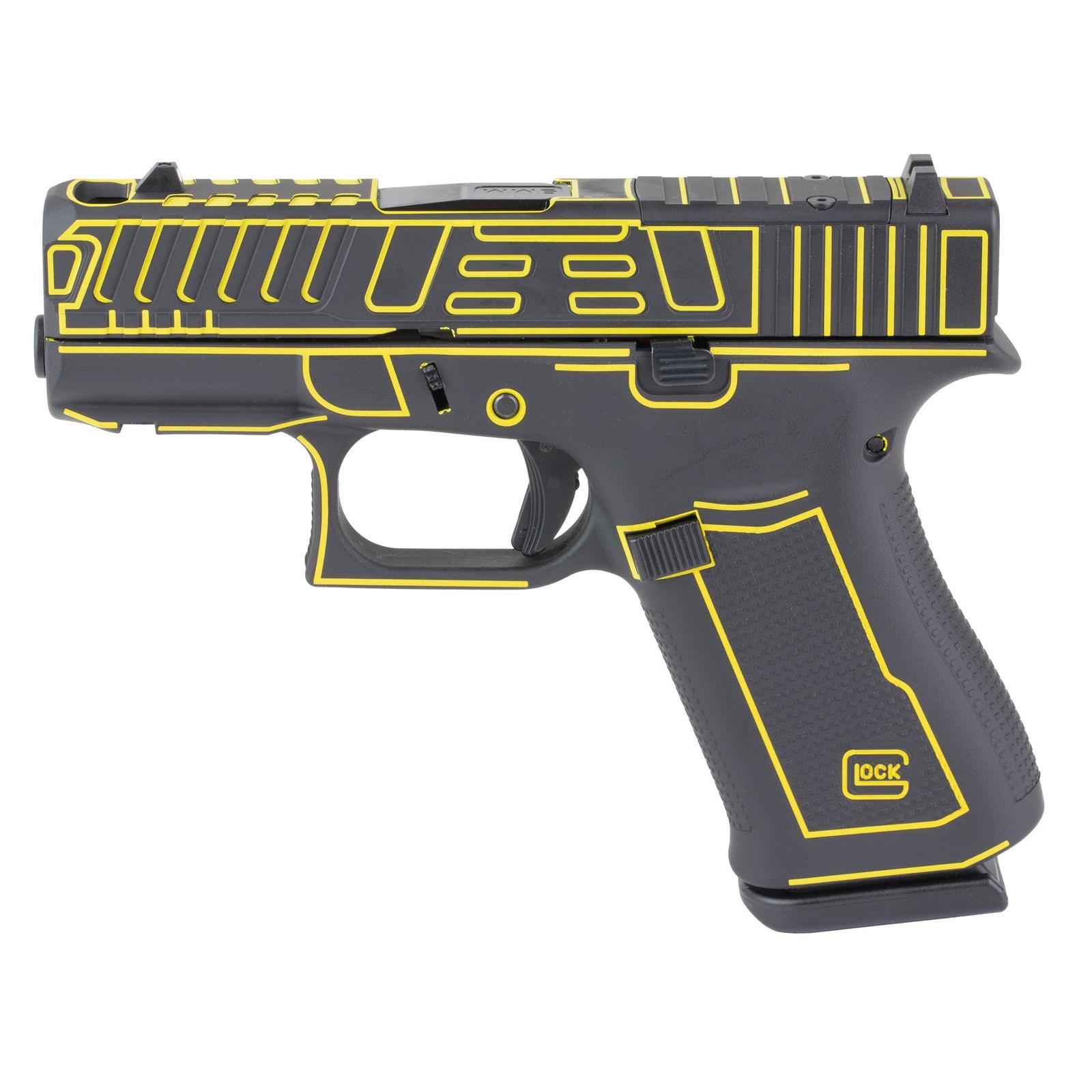 GLOCK 43X 9MM 10RD OUTLANDER YELLOW