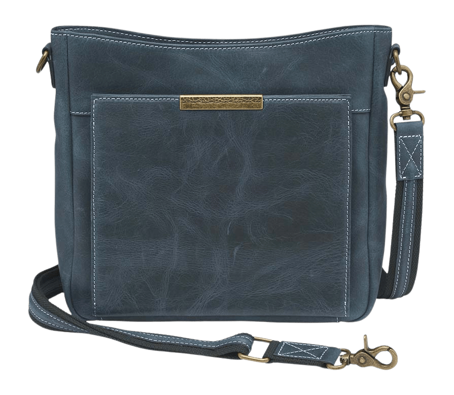 GTM GTM-CZY/98BLUE SLIM PURSE CROSSBODY-BUFF