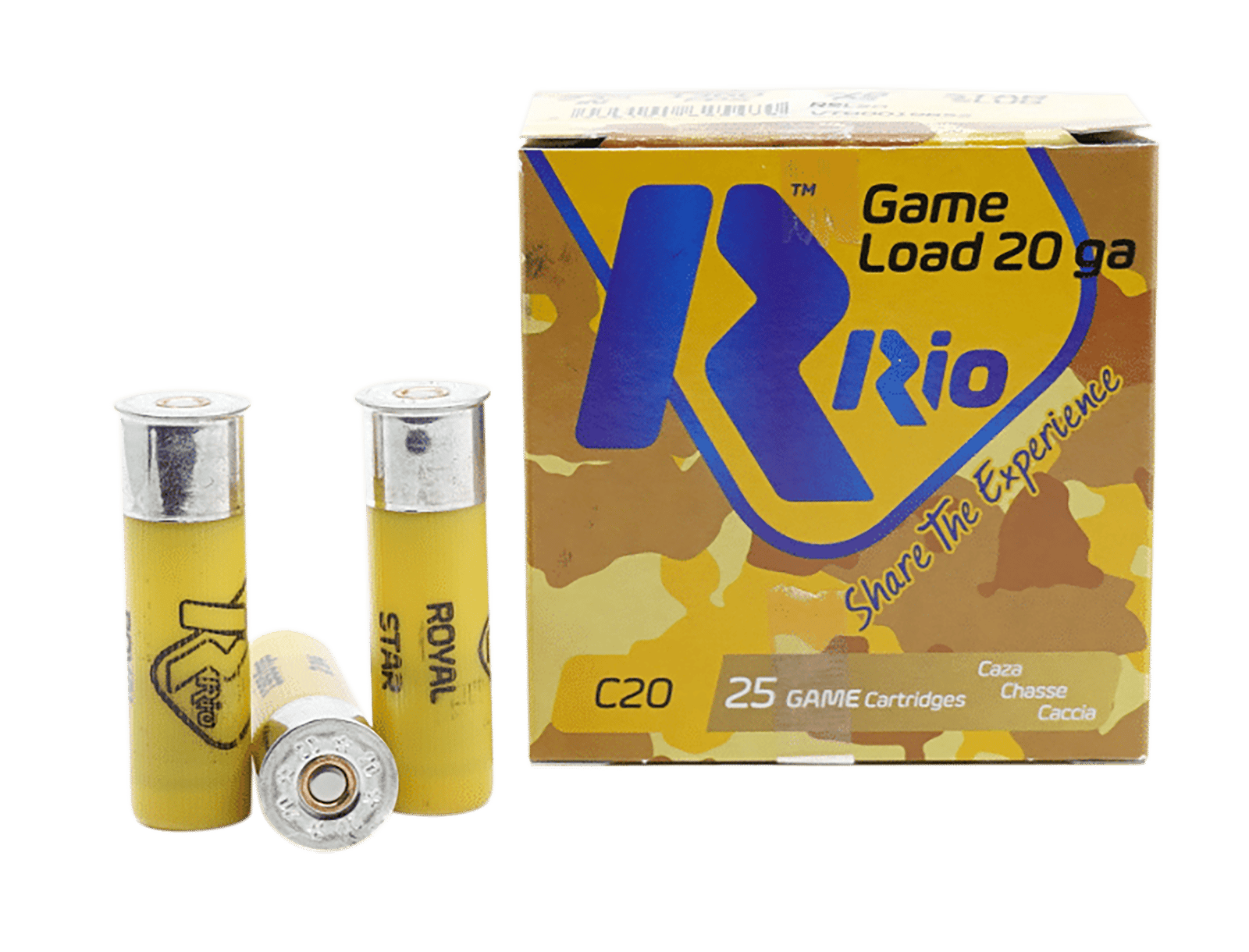 Rio Ammunition RSL20 Royal Star 20Gauge 3.875" 25 Per Box/10 Case